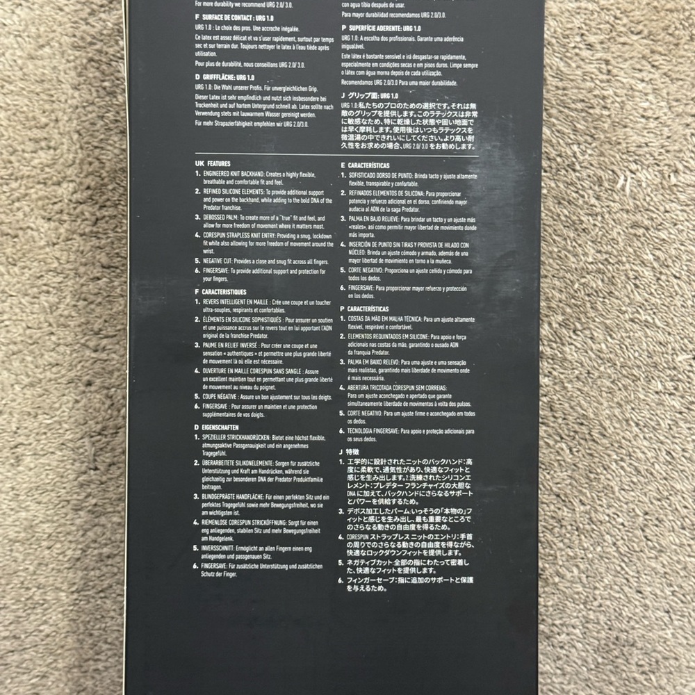 Adidas Predator GL Pro FSP PROMO Goalkeeper Gloves Size 8- Solar Yellow - Picture 3 of 6